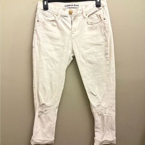 Express Women's white Ankle Jeans